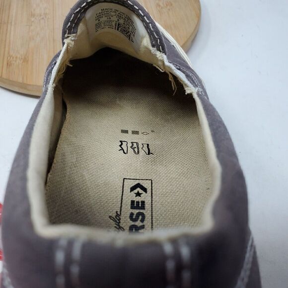 Converse Chuck Taylor 70 Shoes Womens 10 Grey Flamingo Slip On Sneakers - Picture 13 of 15